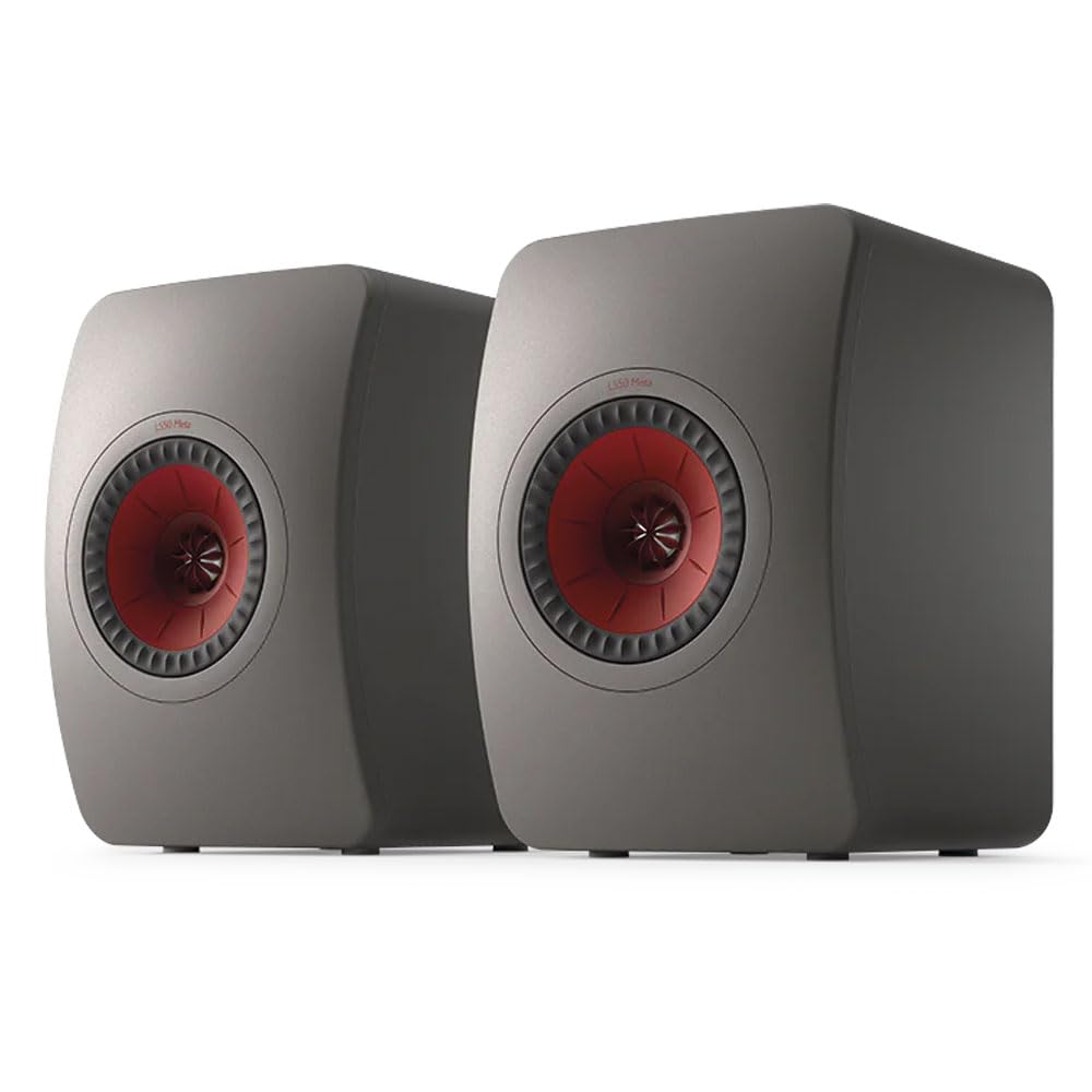 Kef Ls50 Meta Passive Bookshelf Speakers   Pair (Titanium Grey)