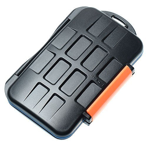 Jjc Water Resistant Extremely Tough Memory Card Case Mc 4 For 4Cf 8Xd 8Micro Sd Cards