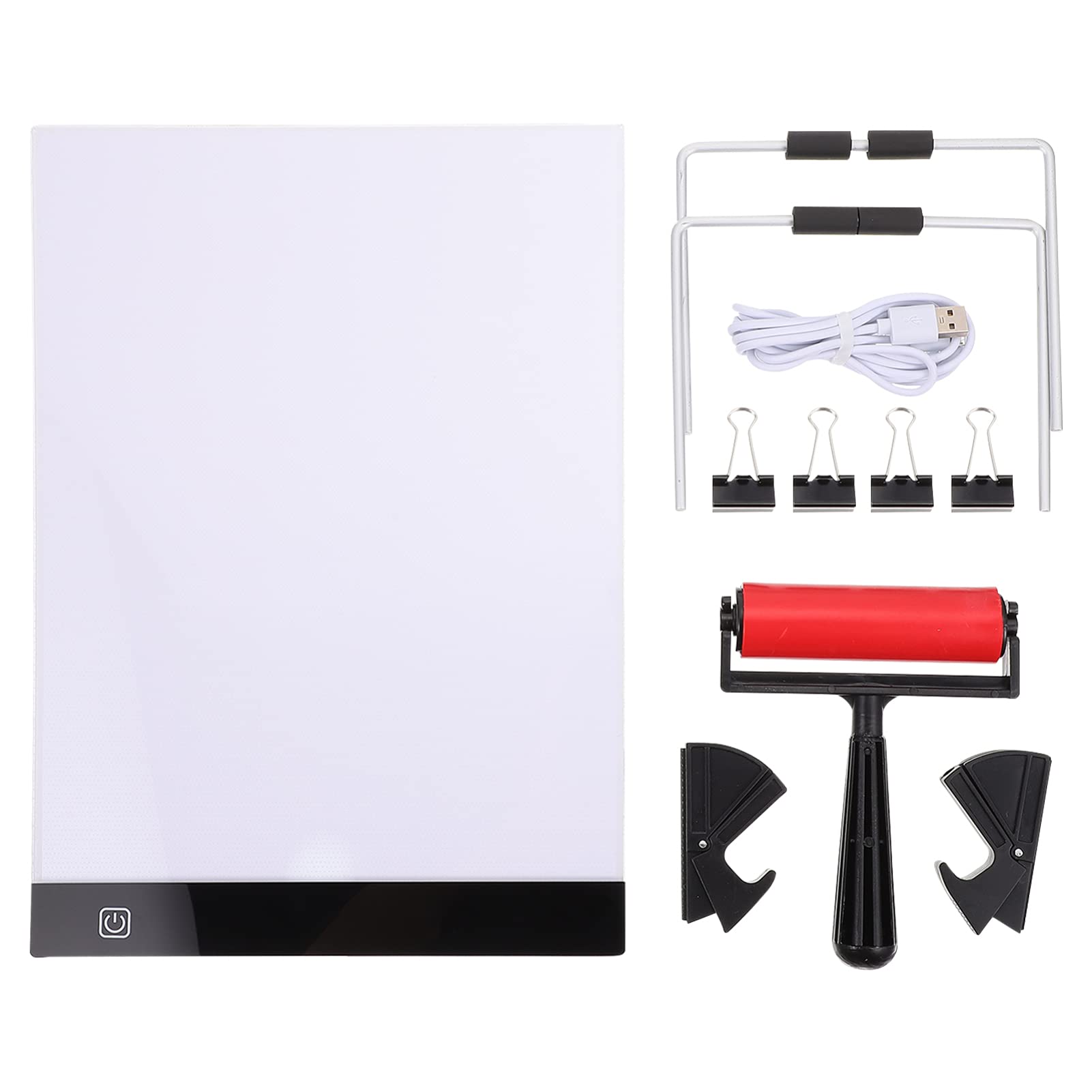 Artibetter 1 Set Of Light Set Led Light Board With Fasten Clips Roller Tools For 5D Diy Diamond Drawing