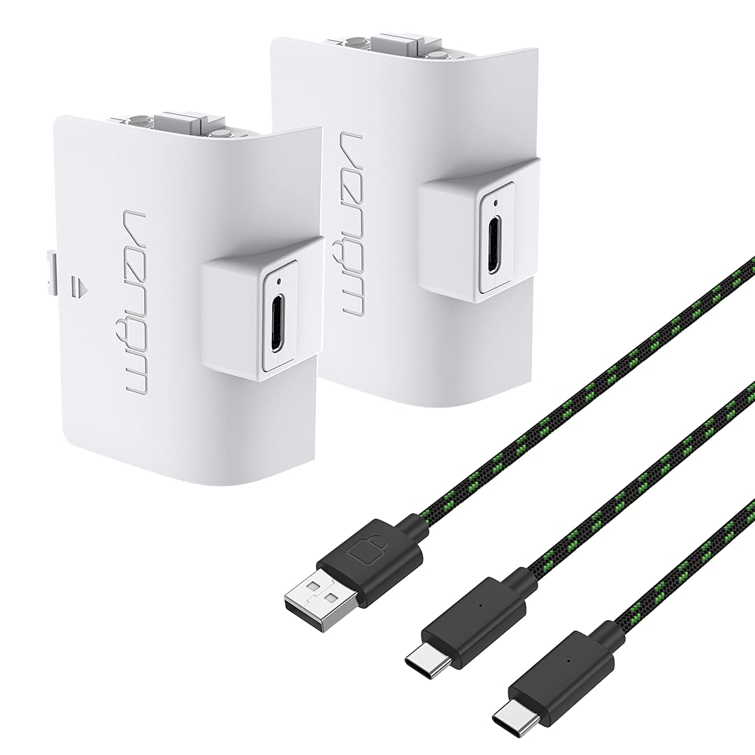 Venom Rechargeable Battery Twin Pack   White (Xbox Series X, Xbox Series S)) (Xbox Series X)