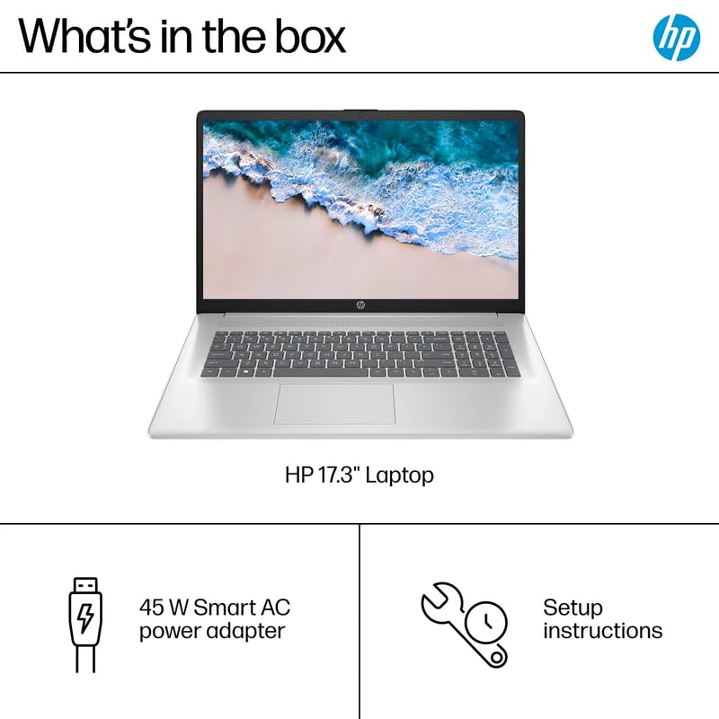 Hp Business Laptop Computer, 17.3'' Fhd Ips Led Laptop 40Gb Ram 2Tb Ssd, Amd Ryzen 5 7430U, Windows 11 Pro Laptop With Microsoft
