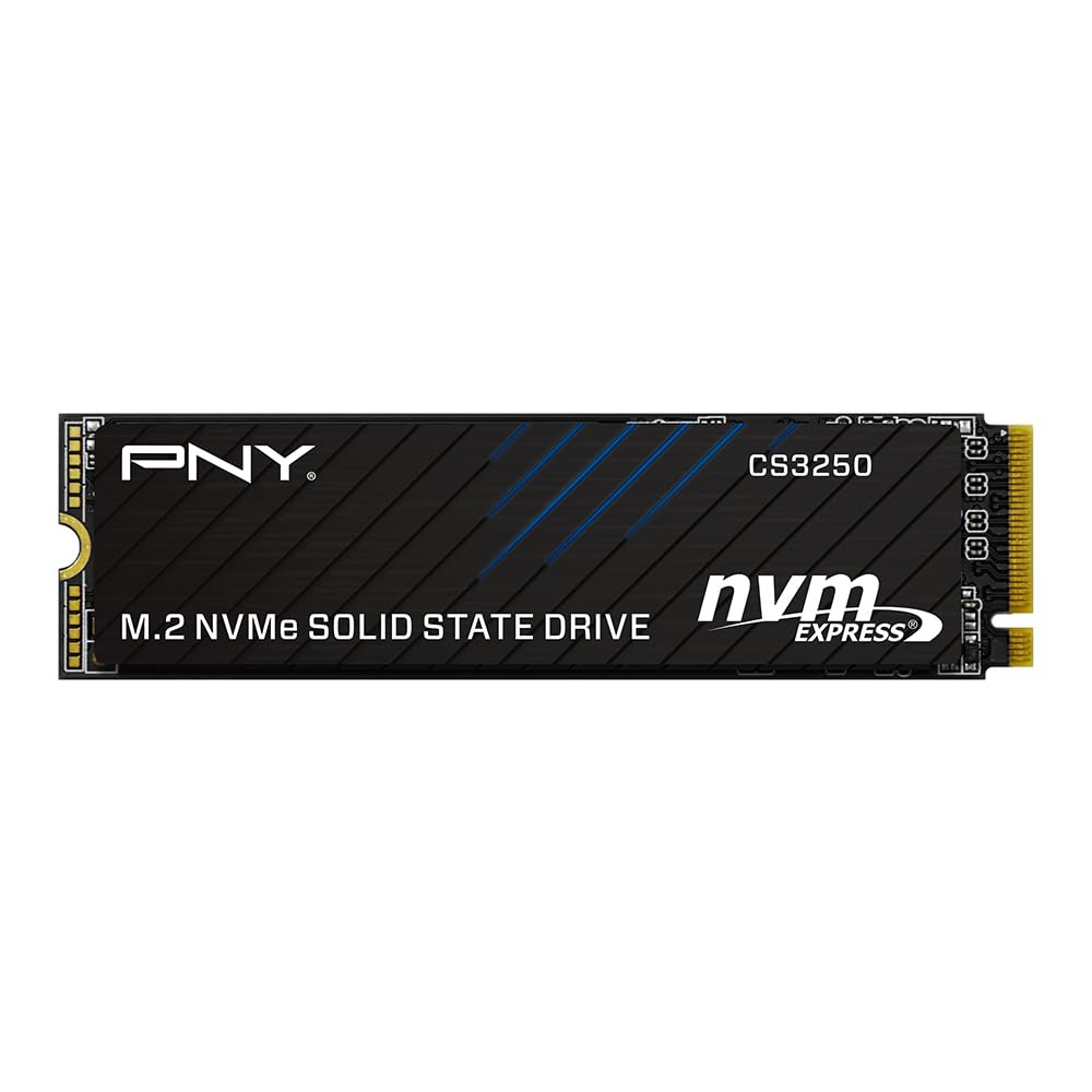 PNY CS3250 1TB Gen5 SSD PCIe NVMe M.2 2280 - Up to 14,900MB/s - AI Application Ready, Ideal for Gaming, Photo/Video Editing, Dem