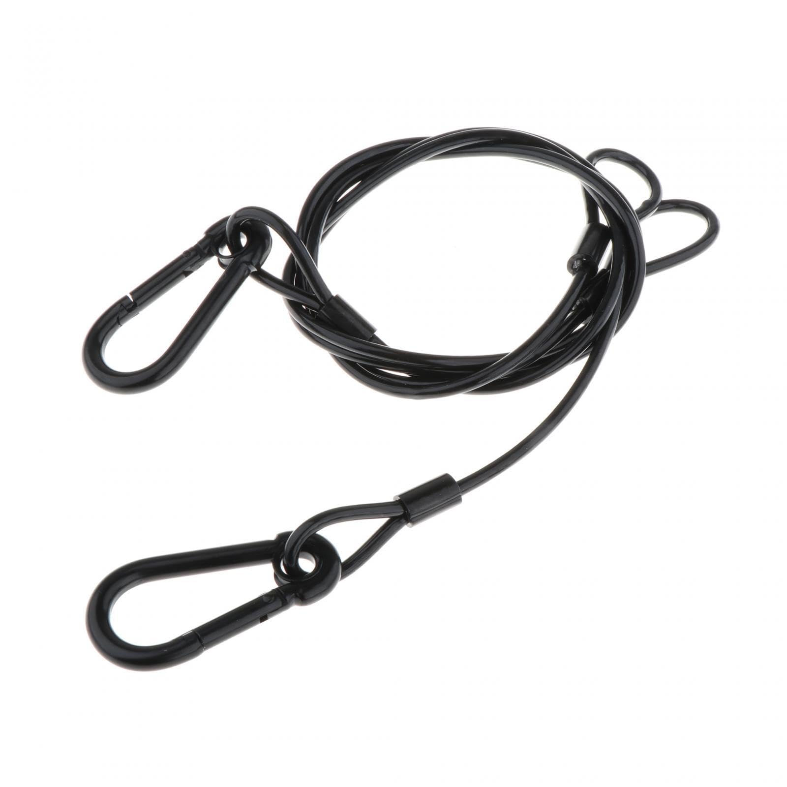 THE STYLE SUTRA Stage Light Cables Security Rope for Party Light for Moving Head Light Event Black 34.7in 2pc