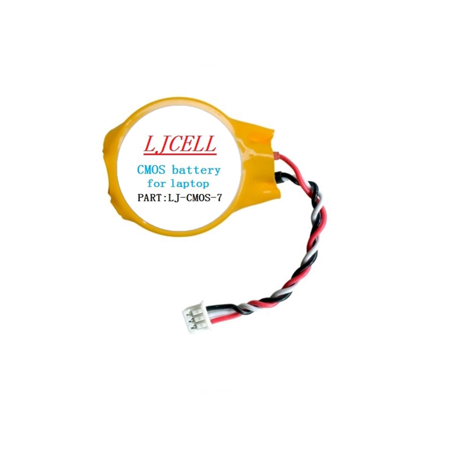 Ljcell Cmos Battery For Dell Latitude E4310 E5400 E5410 E5500 E5510 E6400 E6410 E6500 E6510 Backup Bios Rtc Battery With 3 Wire