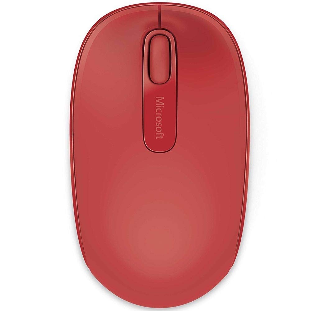 Microsoft 1850 3 Button Wireless Mobile Mouse   Flame Red