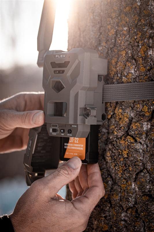 Spypoint Lit 22 Rechargeable 7.4V Lithium Battery Pack For Trail Camera With 5.4 Amp Hours And Ac Charging Cable (2 Pk)