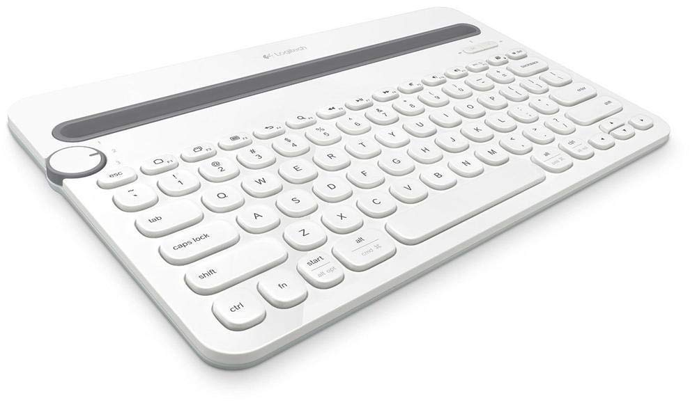Logitech Bluetooth Multi-Device Keyboard K480 - White - for Windows and Mac Computers, Android and iOS Tablets and Smartphones