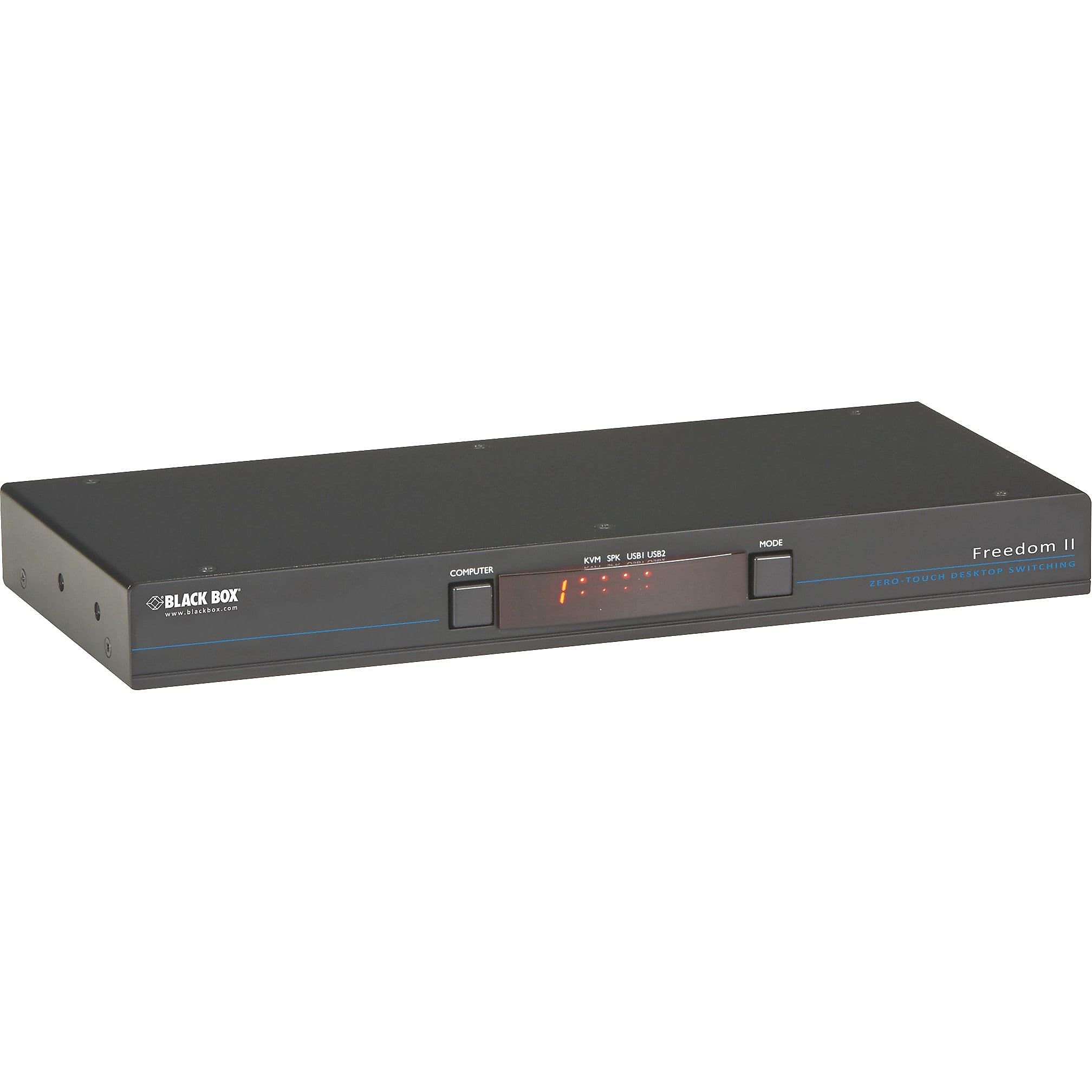 Black Box Kv0004A-R2 Freedom Ii Km Switch With Glide And Switch Mouse Switching
