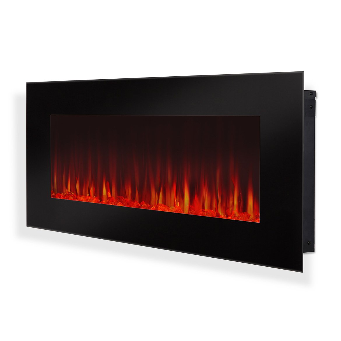 Real Flame 1330E Bk Dinatale Wall Hung Electric Fireplace 50''   Black
