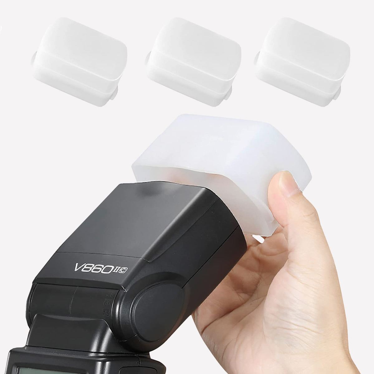 Camera Flash Bounce Diffuser Light Softbox [3-Pack] For Speedlight Photography Accessories Compatible With Canon 560 565Ex 580Ex