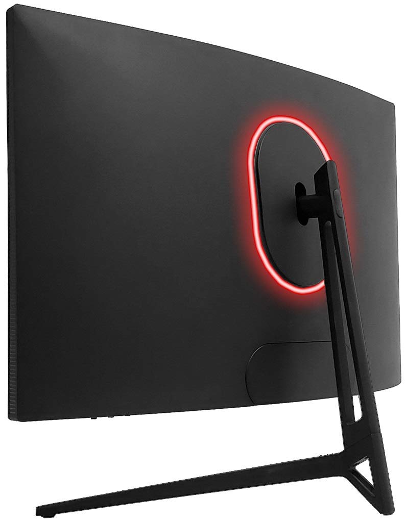 Sceptre Curved 24'' Fhd 1080P Gaming Led Monitor R1200 Hdmi Displayport 165Hz 144Hz Freesync G Sync Compatible, Edgeless Build I