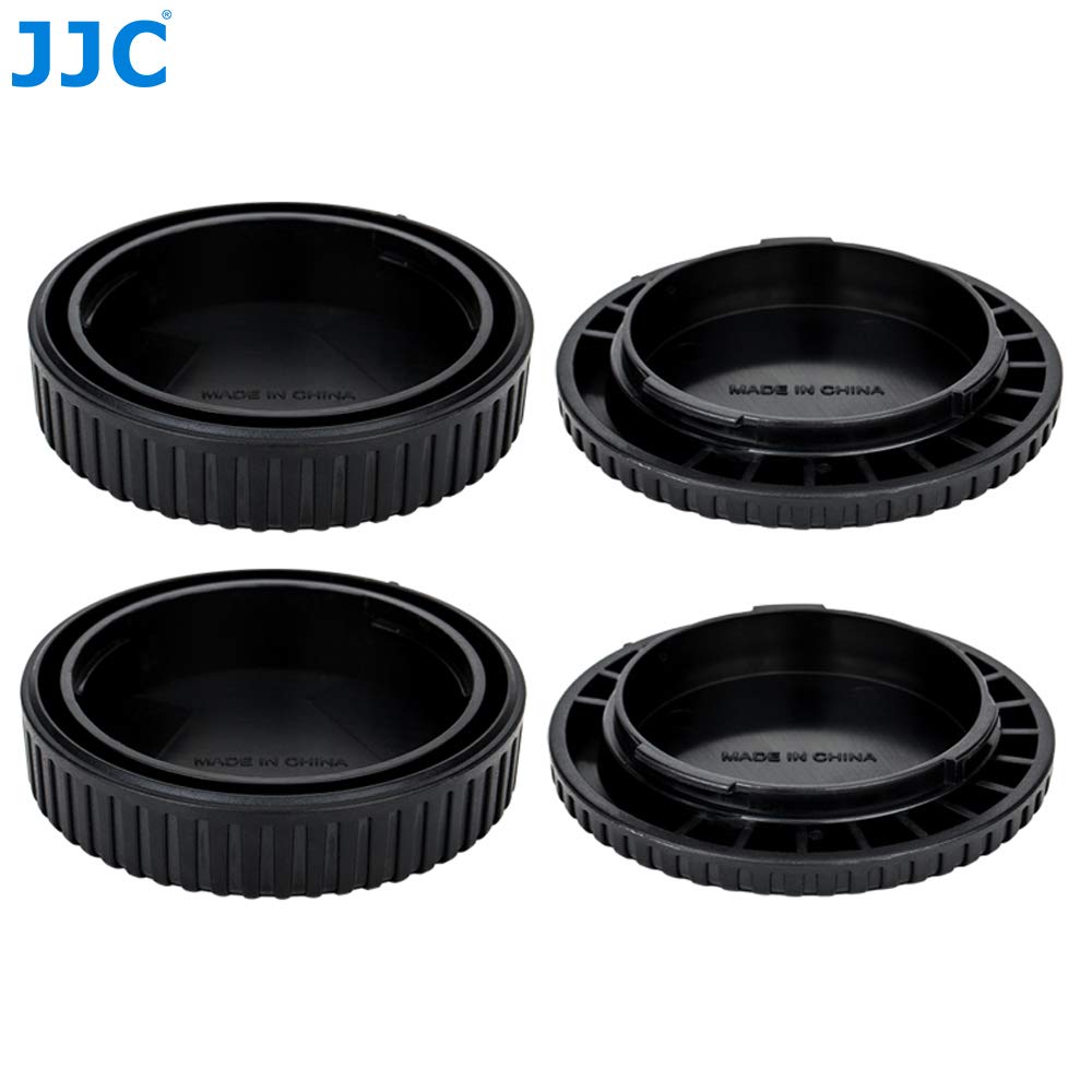 (2 Pack) Jjc Eos Rf Mount Body Cap, Rf Mount Rear Lens Cover Cap, Camera Sensor Protective Body Cap, Compatible With Canon Eos R
