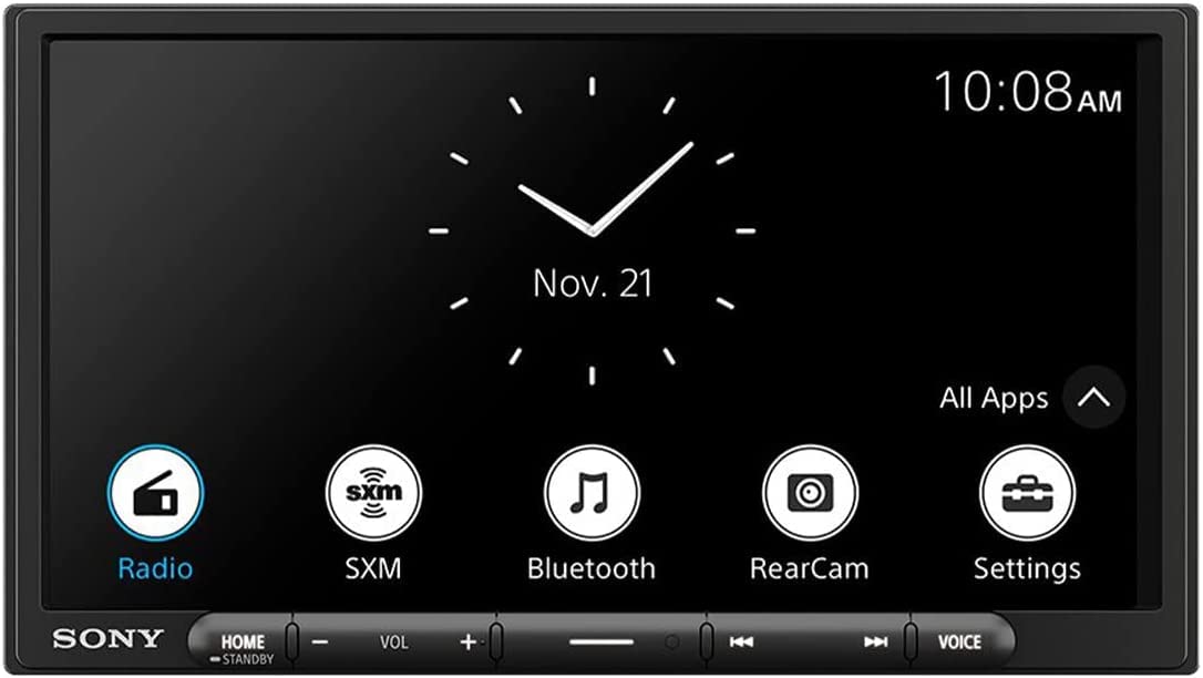 Sony XAV AX6000 7 Inch Multimedia Receiver with Wireless Apple CarPlay/Android Auto, HDMI Video Input and Maestro Ready