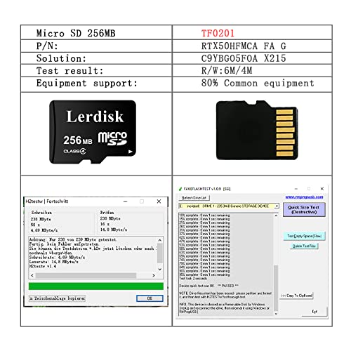 Lerdisk Factory Wholesale Micro Sd Card 256Mb Pack Of 3 In Bulk Small Capacity For Small Files Only,Not Suitable For Camera,Phon