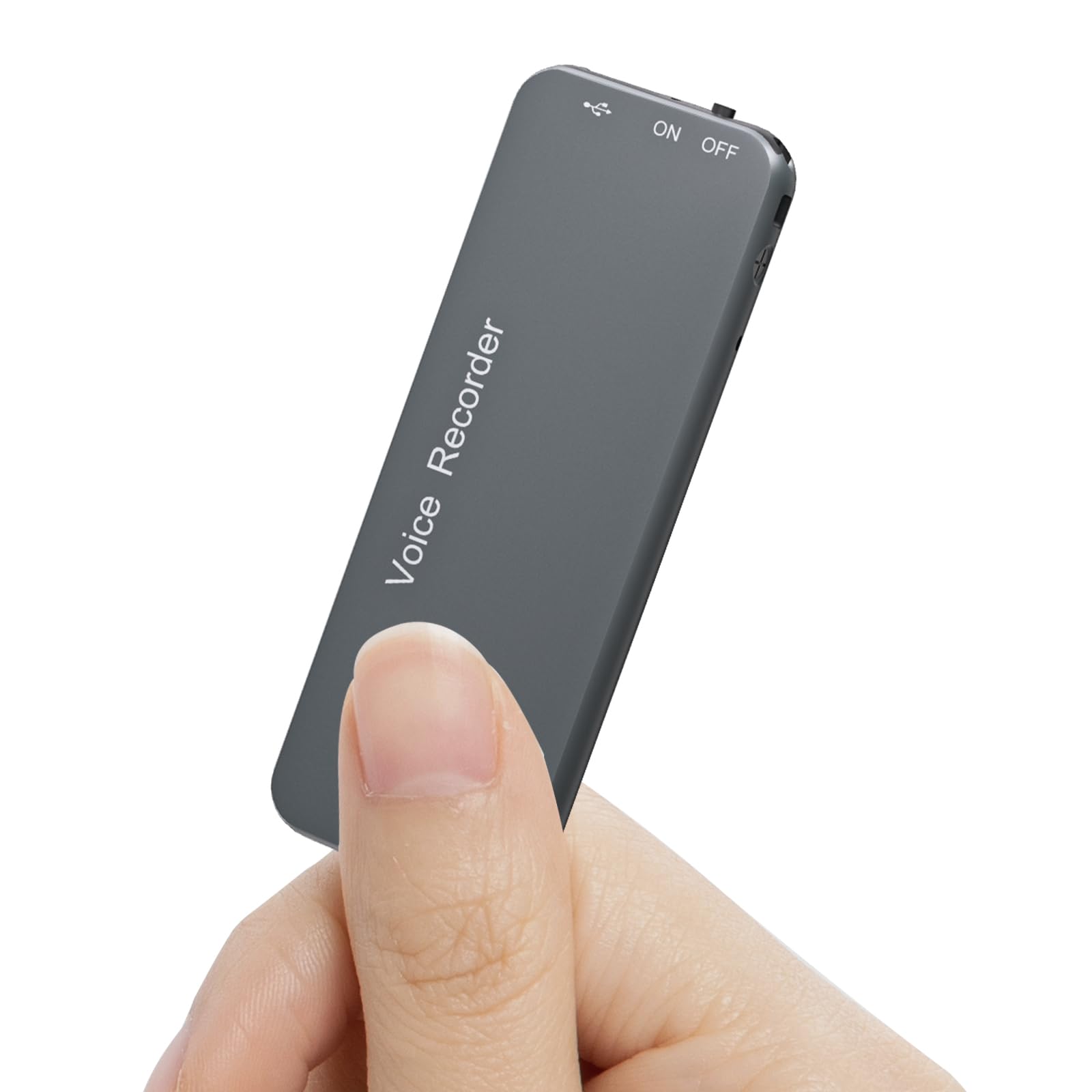 128Gb(1800Hrs) Howabo Voice Activated Recorder With Playback, 40Hrs Recording Device With Metal Housing, 1536Kbps Digital Voice