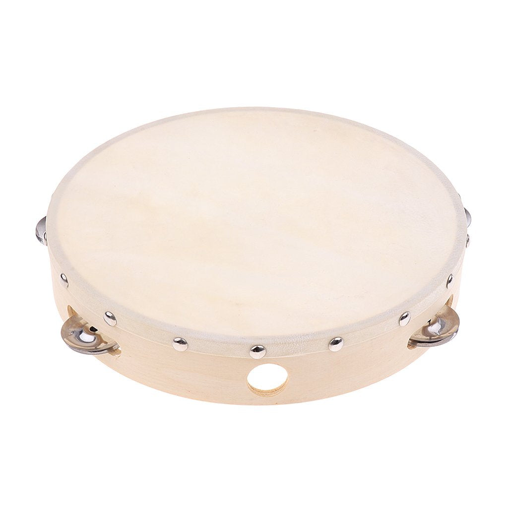 CALANDIS Tambourine Hand Drum Orff Percussion Toys for Children Gift 10 inch | Tambourines | Hand Percussion | Percussion