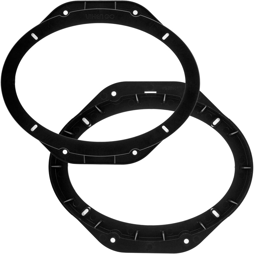 Kicker Speakers 6X9 Inch For Ford F-150 2015-2024 Upgrade Kit - Pair Of Cs Series With Adapters And Harness, Car Audio Front Doo