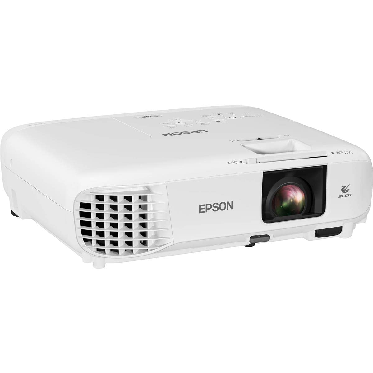 Epson, EPSV11HA03020, PowerLite 118 3LCD XGA Classroom Projector with Dual HDMI, 1 Each , 3.6x11.6x10.2