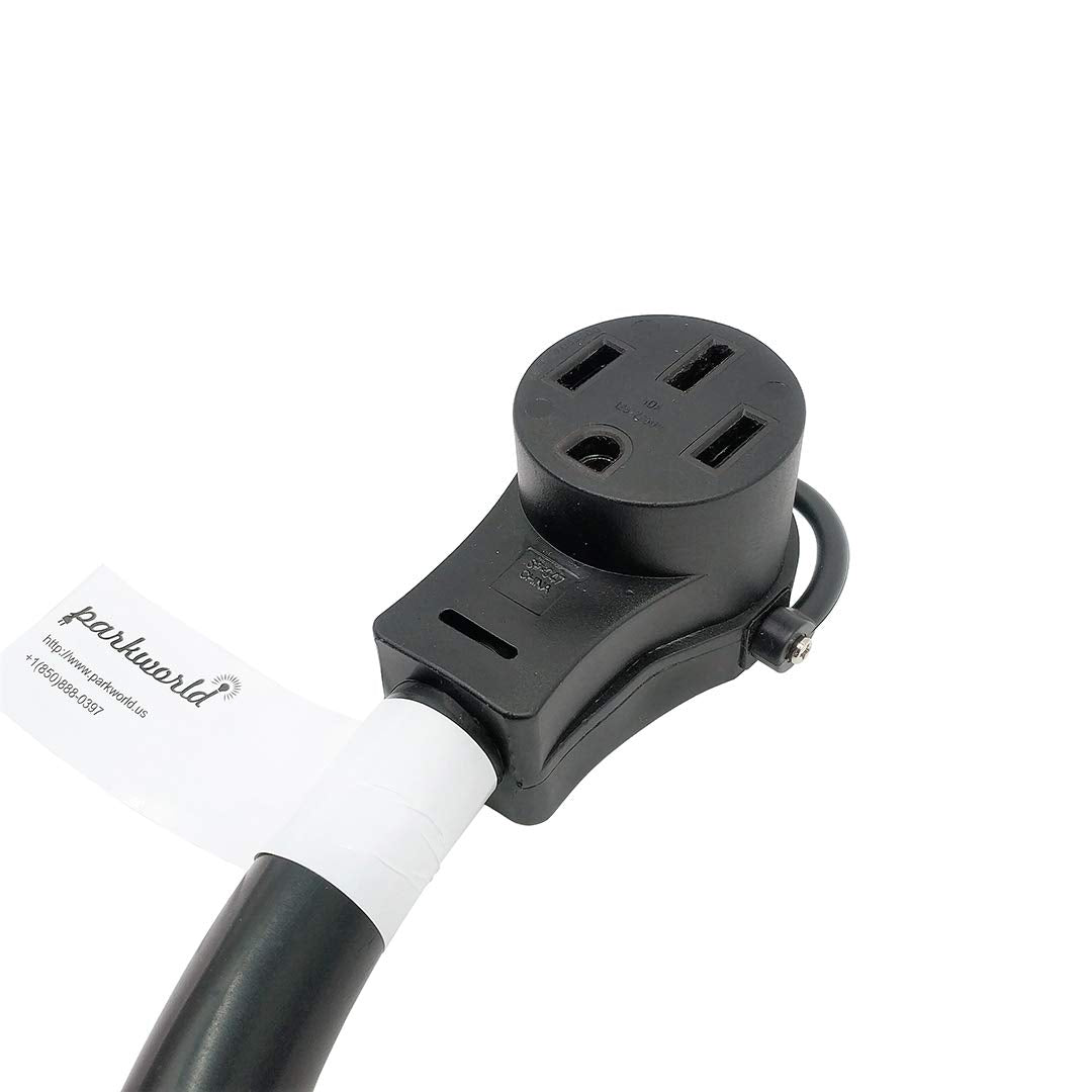 Parkworld 68741 Generator 50A Adapter Cord Ss2 50R To 14 50R For Both Rv & Ev Outlet, 6 Gauge Wire, 6 Awg,1.5Ft