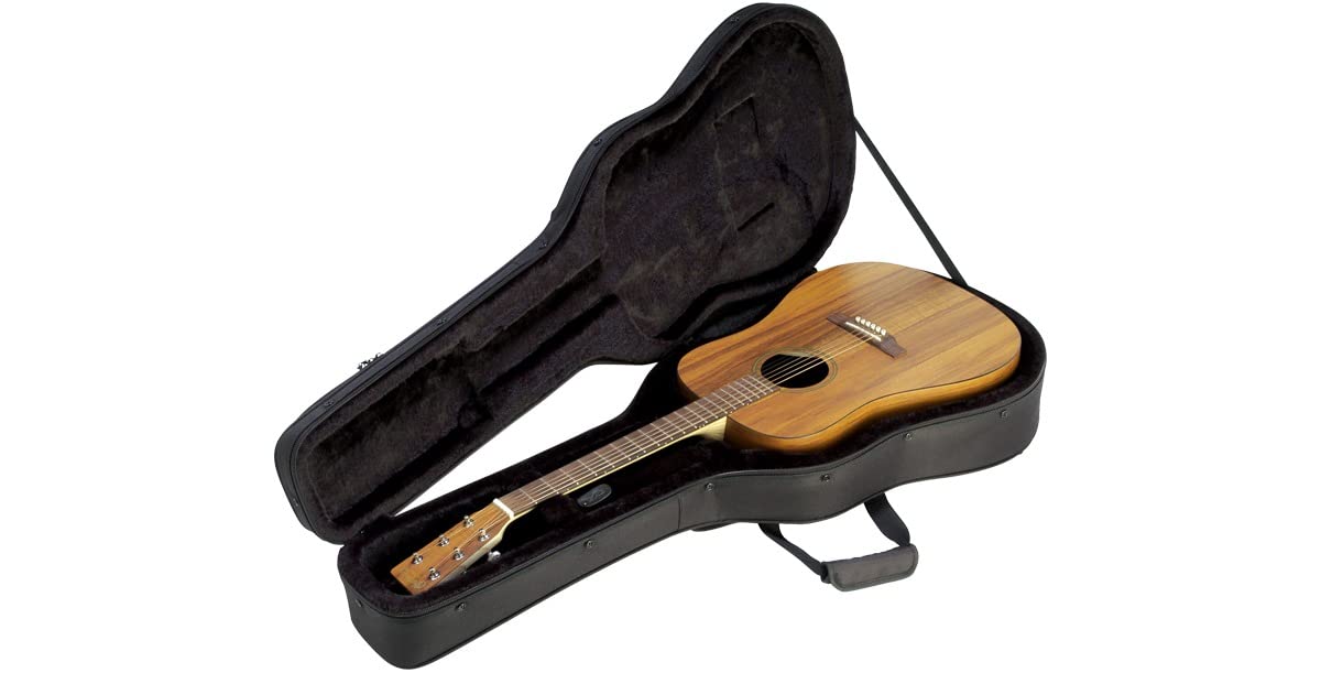 Skb Acoustic Soft Case With Eps Foam Interior/Nylon Exterior, Back Straps,Black