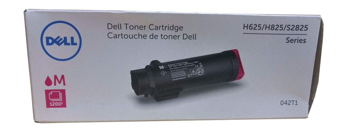Dell 042T1 Toner 1200 Page (Standard Yield) Magenta Toner H625, H82