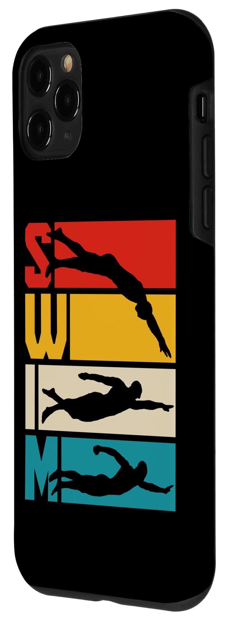 Iphone 11 Pro Swim Swimming Vintage Retro Swimmer Case