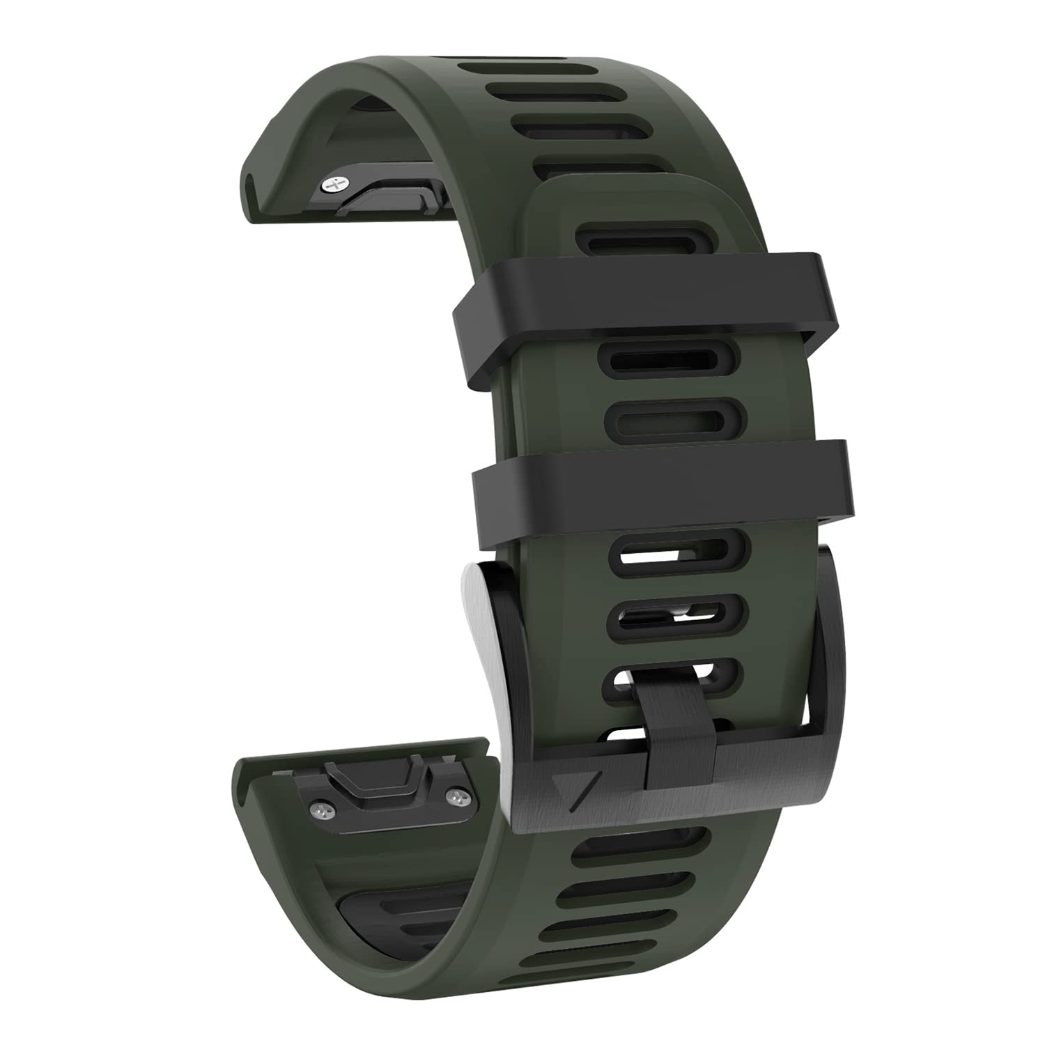 Overstep Compatible With Fenix 6X Watch Band 26Mm Quickfit Silicone Strap For Garmin Fenix 7X/Fenix 6X Pro/Fenix 5X/Fenix 5X Plu