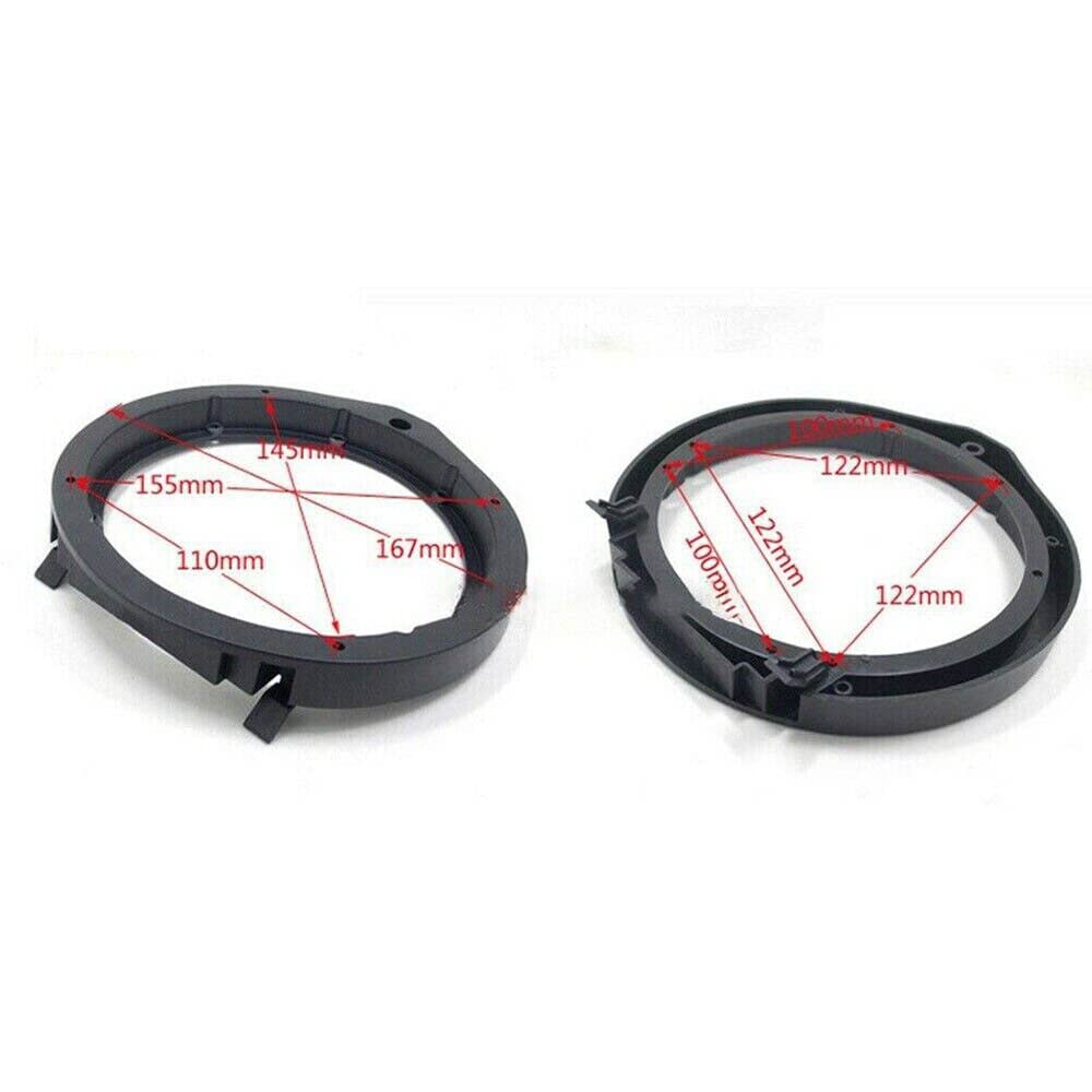 Teamwill 2 Pairs Car Speaker Adapter Board+Wiring Harness Connector For Honda Civic 6.5''