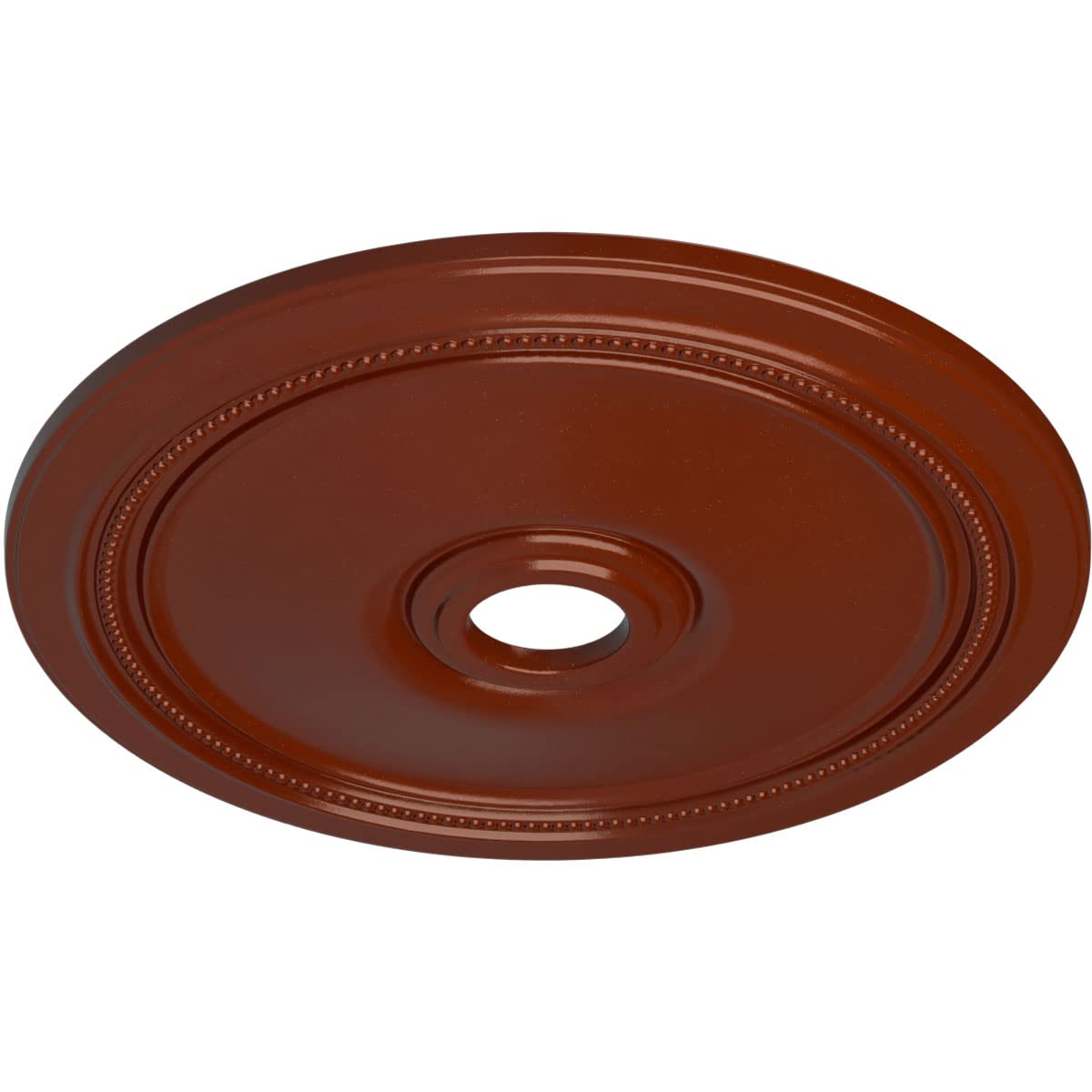 Ekena Millwork Cm24Difif Diane Ceiling Medallion, 24Od X 3 5/8Id X 1 1/4P (Fits Canopies Up To 6 1/4), Hand-Painted Firebrick