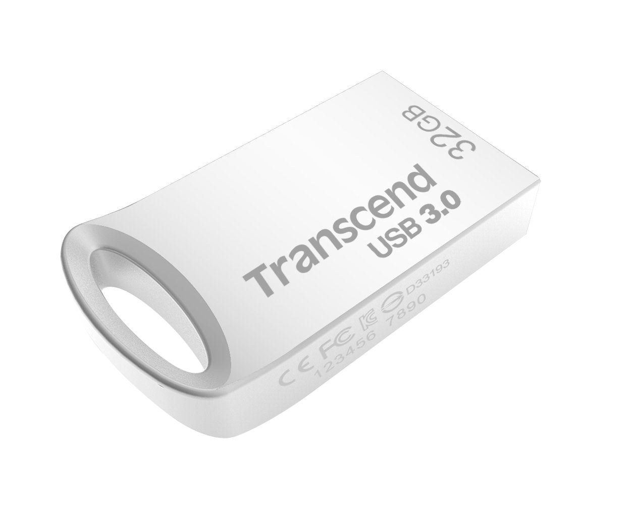 Transcend 32Gb Jetflash 710 Usb 3.1/3.0 Flash Drive (Ts32Gjf710S), Silver