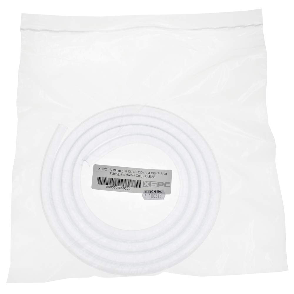 Xspc Flx Tubing 3/8 Id, 1/2 Od, 2 Meters Length, Clear