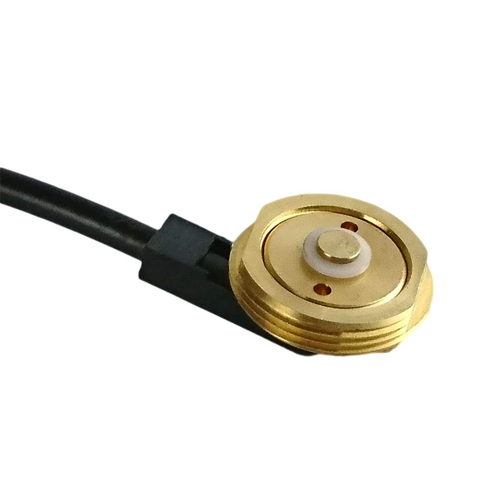 Solid Brass Nmo Antenna Mount With Uhf Male Pl259 Connector 17 Ft Rg58/U Coax Cable Fit Bracket 3/4 Inches Hole For For Ham Uhf