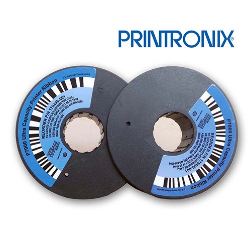 Printronix 41U1680 Ptx Twin Spool Ribbon Pack Of 6 Black