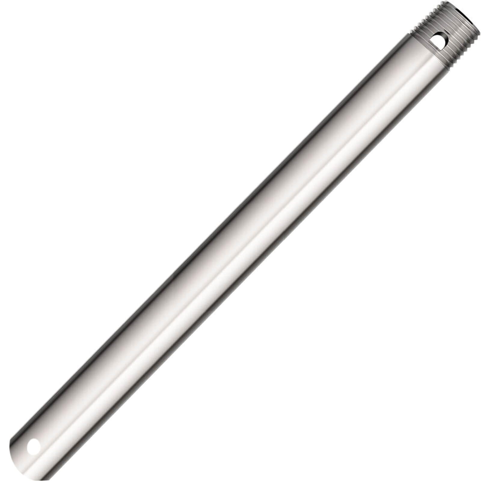 18 Inch Ceiling Fan Downrod Threaded, 1 Inch Outer Diameter Nickle Ceiling Fan Extension Rod (With Threads),Down Rods Compatible