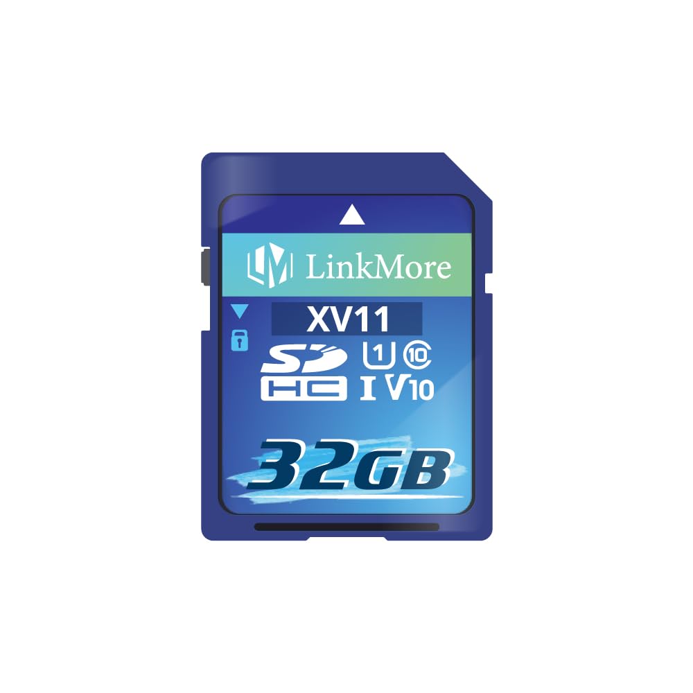 Linkmore Xv11 Sdhc Card 32Gb Compatible With Camera, Pc, Uhs I, U1, V10, Class 10, Read Speed Up To 96 Mb/S, Write Speed Up To 2