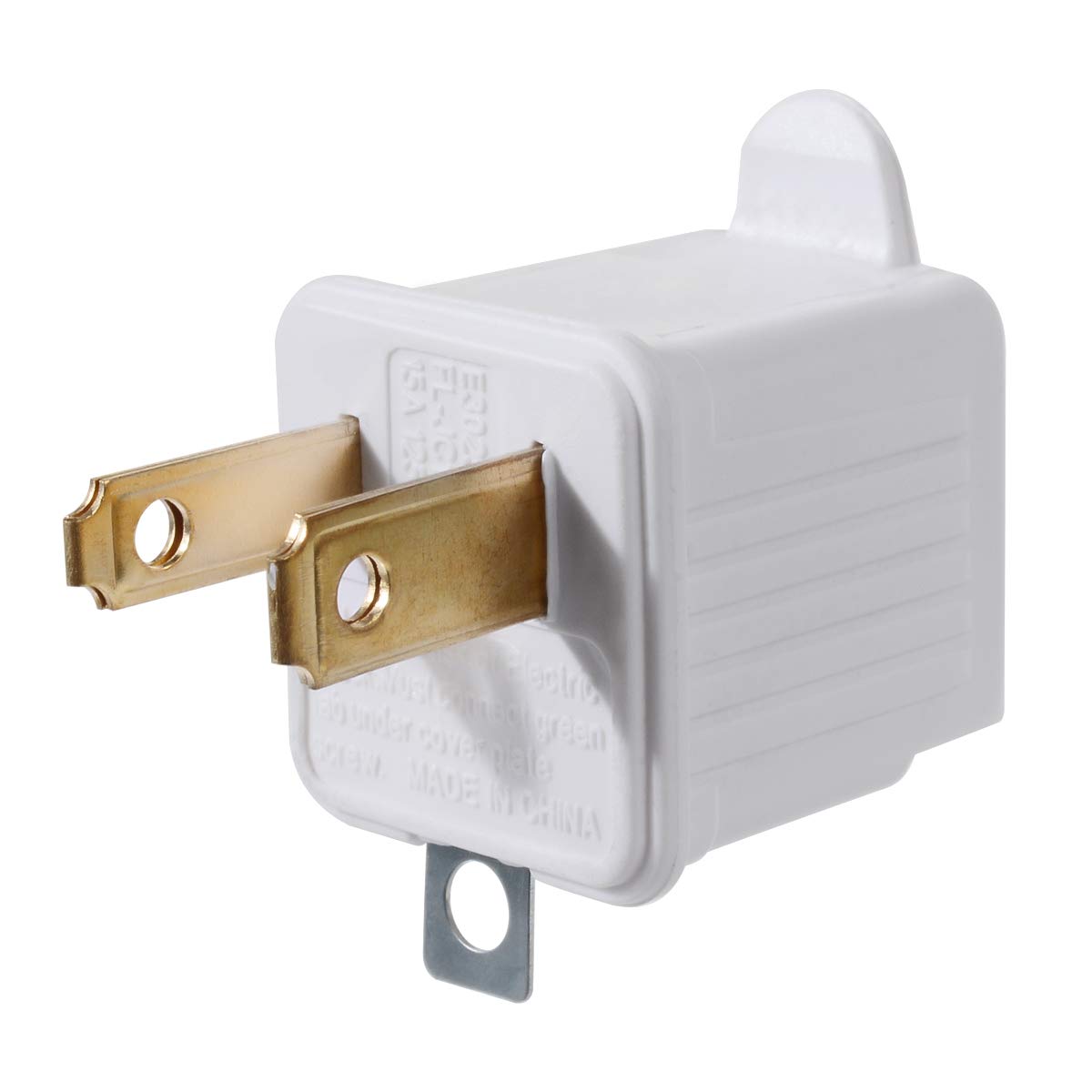 Teninyu Grounded Adapter 3 Prong To 2 Prong Outlet Converter   3 Pin To 2 Pin Plug Socket Adapter Extension For Electrical Cord,