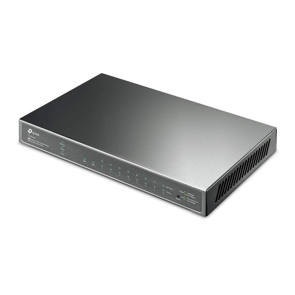 Tp Link Jetstream 8 Port Gigabit Smart Switch, L2/L3/L4 Qos And Igmp Snooping With Fanless Design, Centralized Management (Tl Sg