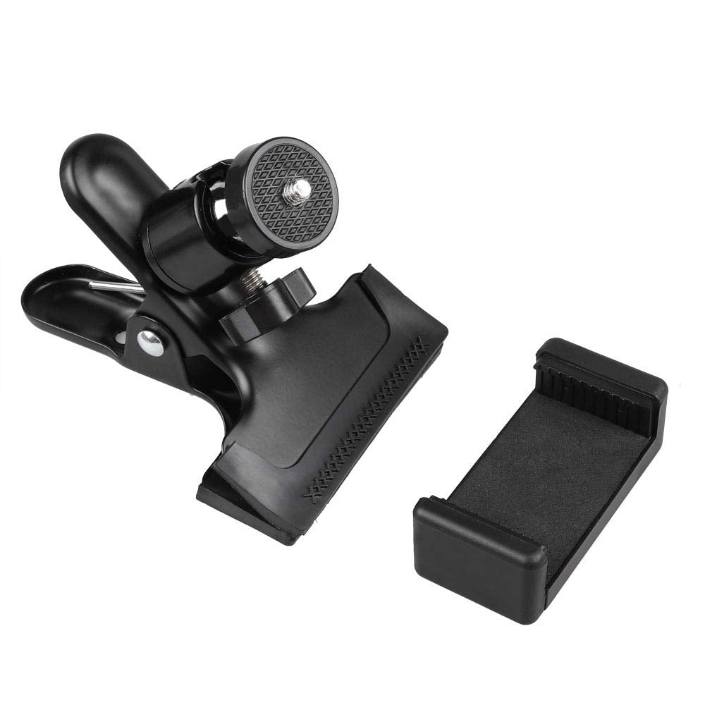 Mr.Power Guitar Bass Head Phone Holder Live Broadcast Bracket Clip Compatible With Iphone, Compatible With Samsung Smart Phones (Guitar Head Phone Holder)