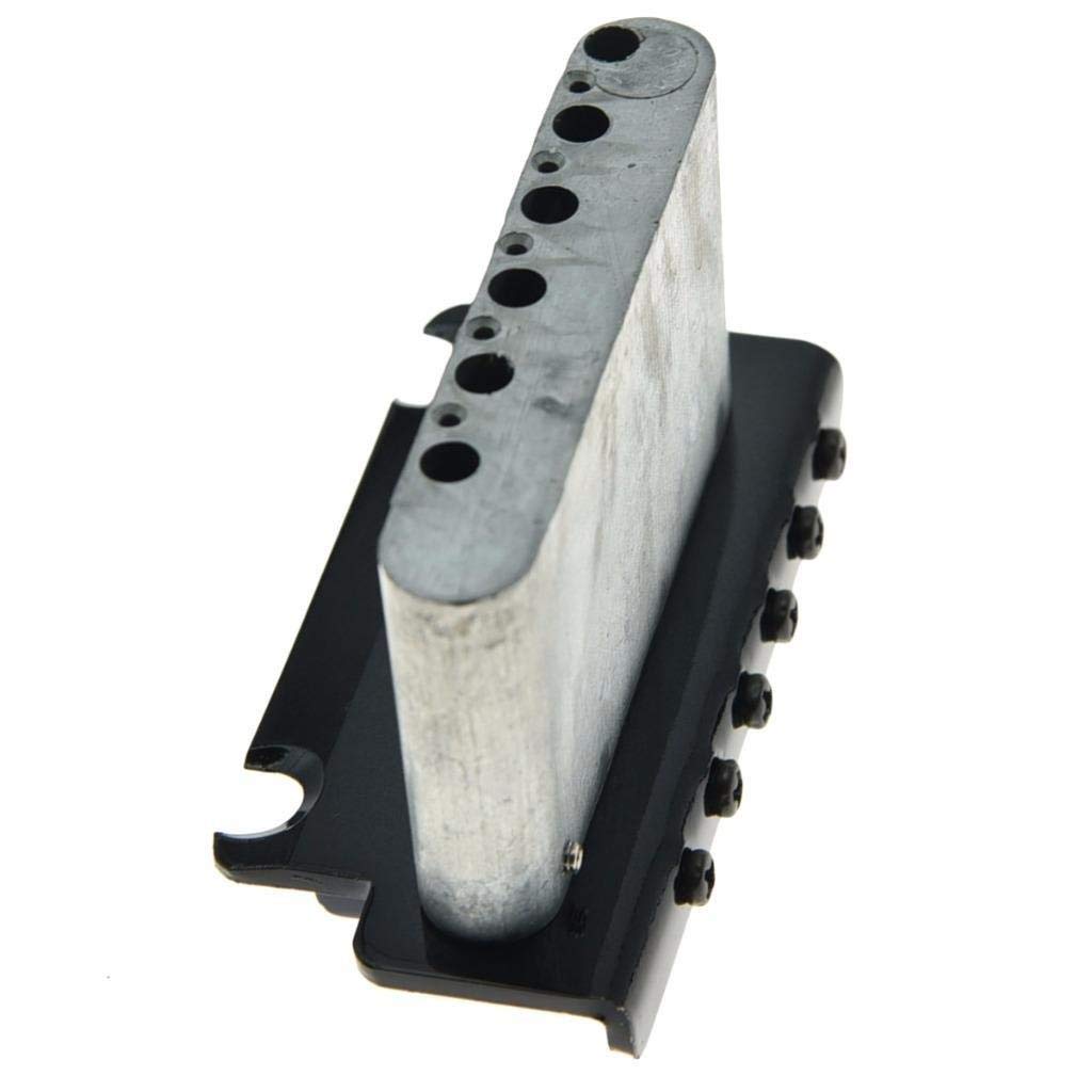 Kaish Black 2 Point St Strat Style Guitar Tremolo Bridge Locking System