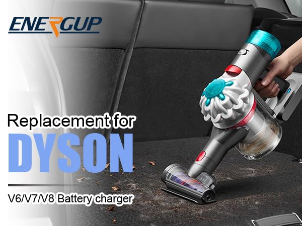 Energup 21.6V V6 V7 V8 Replace For Dyson Ac Adapter, Dyson Battery Charger For Dc58 Dc59 Dc61 Dc62 Sv03 Sv04 Sv05 Sv06, Model 20