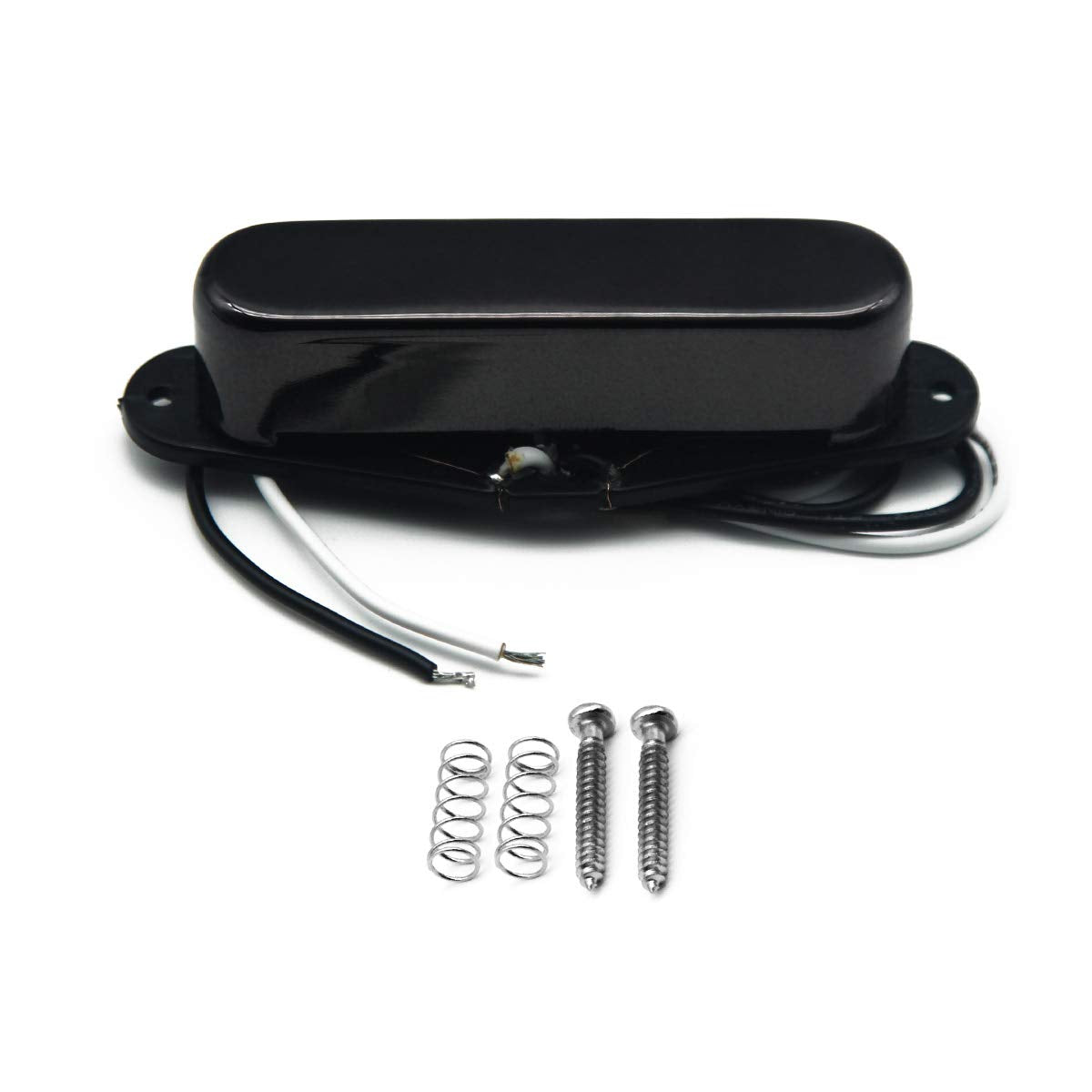 Fleor Alnico 5 Guitar Pickups Tl Bridge Pickup W/Neck Pickup (Black) For Tl Style Guitar Pickups Part