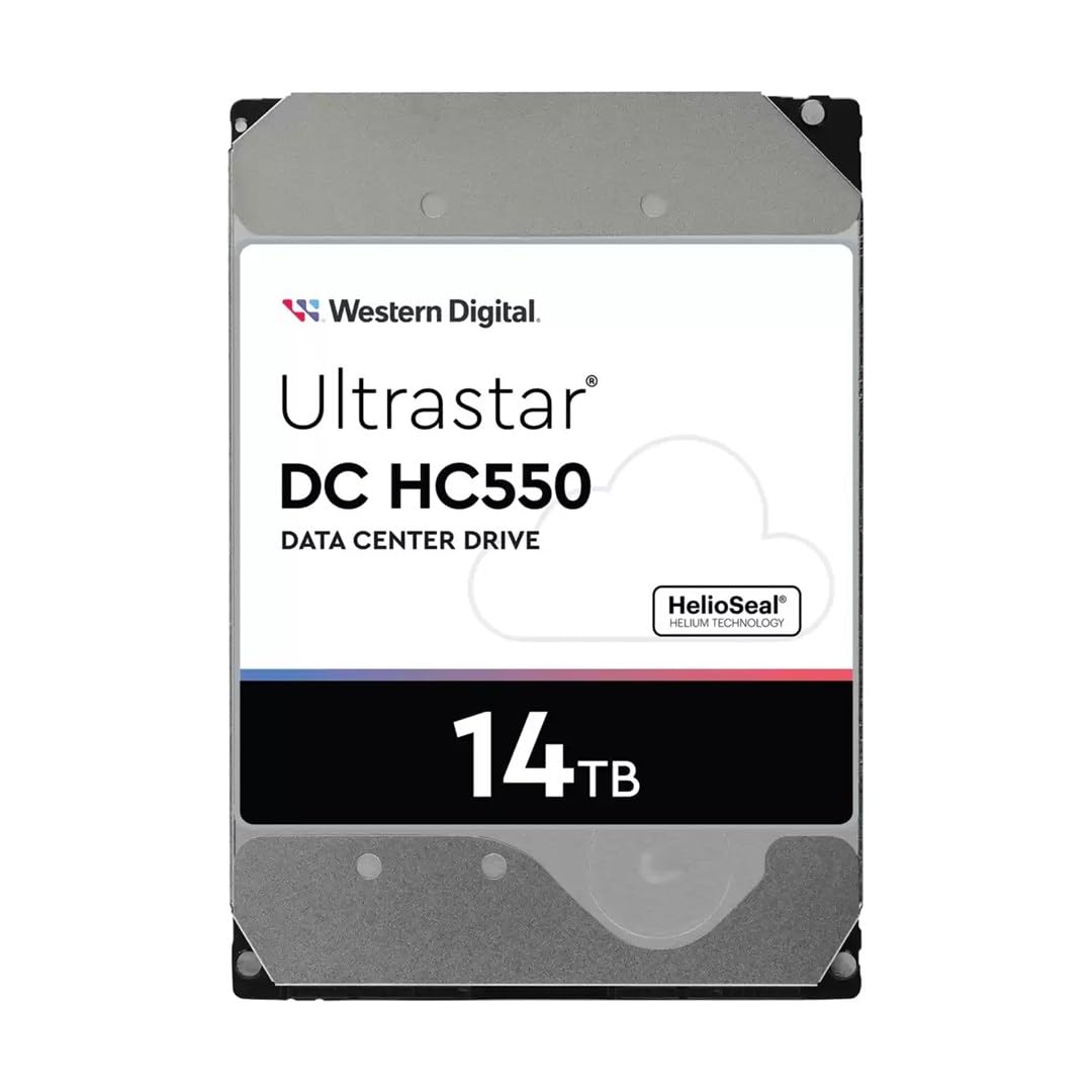 Western Digital Hgst 0F38581 Ultrastar Dc Hc550 14 Tb Hard Drive   3.5 Internal   Sata (Sata/600)   Conventional Magnetic Record