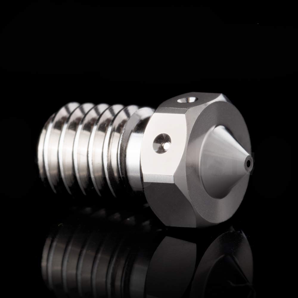 1Pc M6 Plated Copper Nozzle 0.4Mm Non Stick High Temperature Compatible With V6 Hotend Anycubic Chiron Mega Szero 2.0  Prusa I3