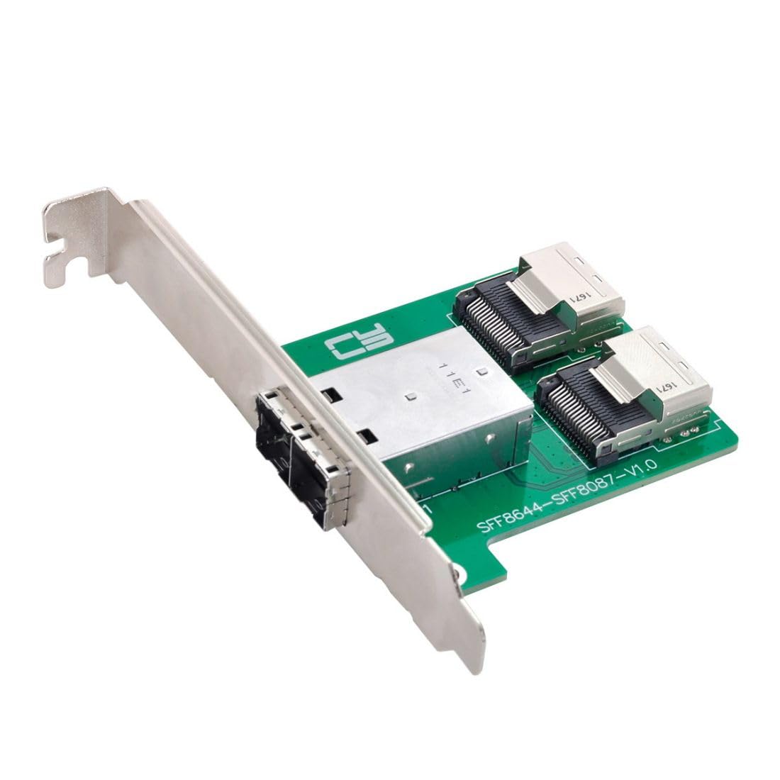 Chenyang Mini Sas 2 Sff 8644 To 2 Sff 8087 Hd Data Server Converter Adapter With Bracket