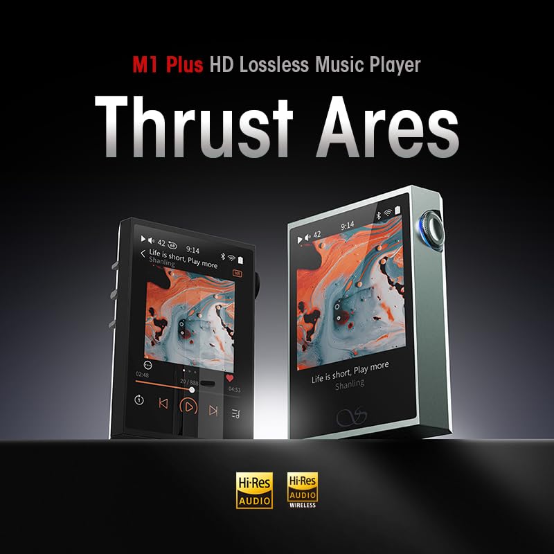 Shanling M1 Plus M1Plus Protable Music Player Mp3 High-Definition Lossless Es9069Q Dac Dual Sgm8262 Amplifier Pcm768 Dsd512 Blue