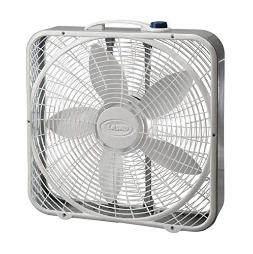 Lasko 3733 Box Fan, 3 Speed, 20 Inch, White