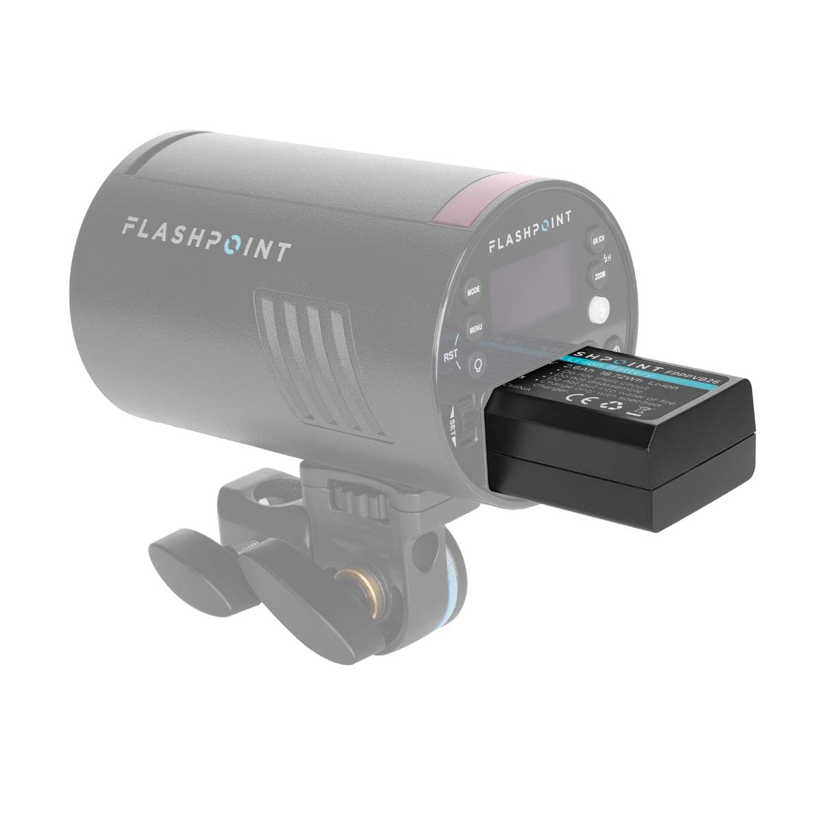 Flashpoint Vb 26 Li Ion Battery For The Zoom Li Ion X And Zoom Li Ion Iii Speedlight Flashes