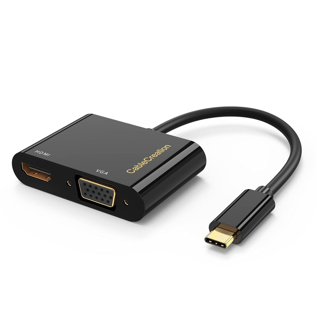CableCreation 2 Pack USB C to HDMI VGA Adapter, VGA to USB-C Adapter ...