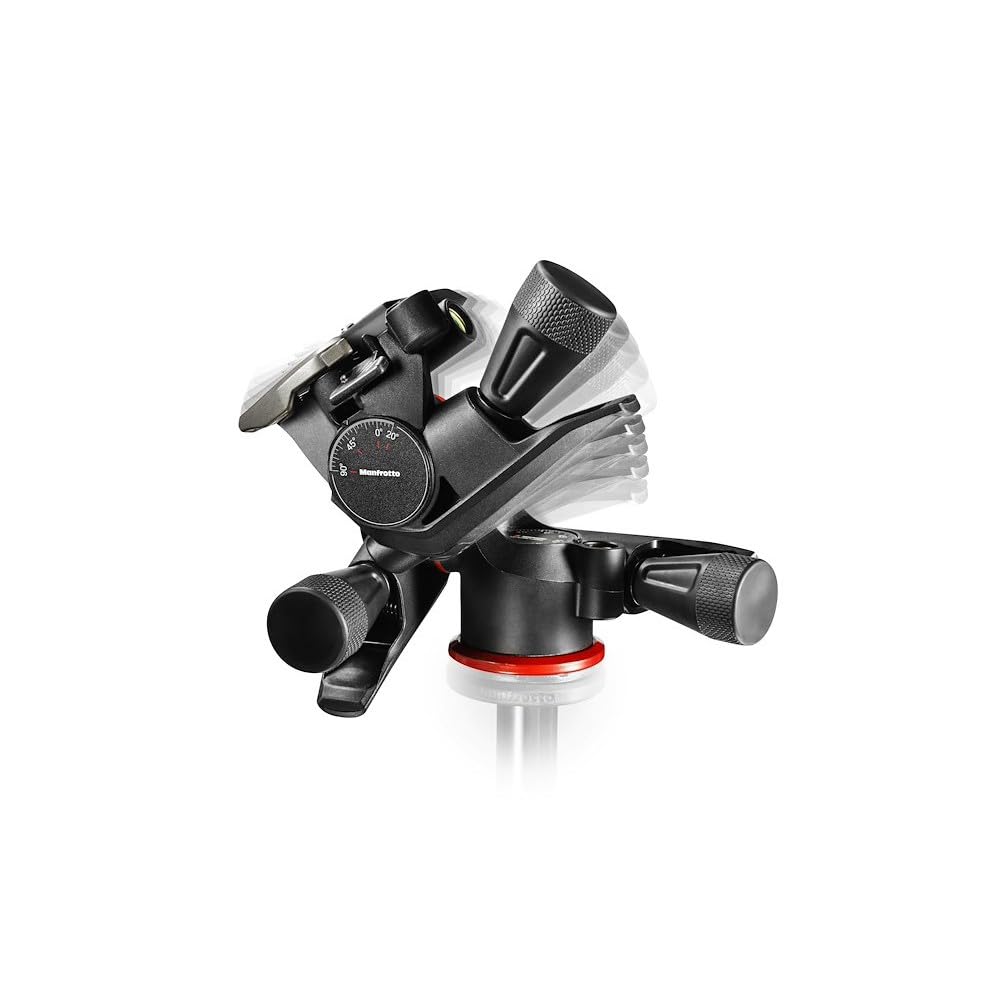 Manfrotto Xpro 3 Way Head, Camera Tripod Head, 3 Axis Movement, High Precision, Photography Equipment For Content Creation, Phot