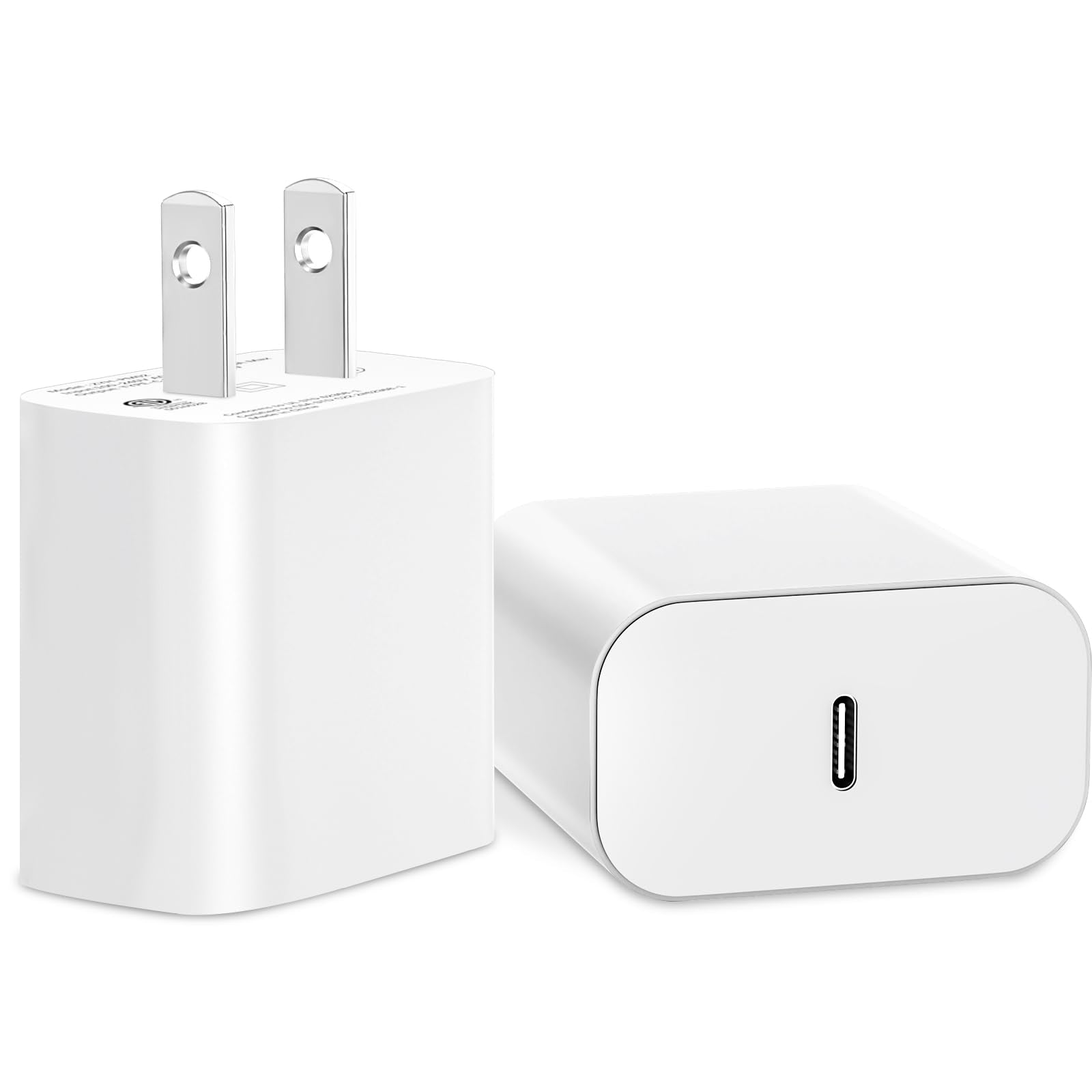 Usb C Charger Block, 2Pack For Iphone 16 Fast Charging Plug For Apple 20W Type C Power Adapter Plug Box For Iphone 16 15 14 13 1